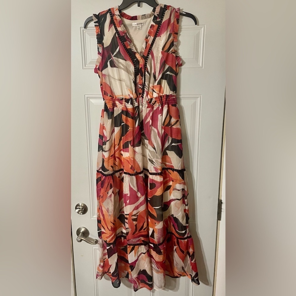 John Paul Richard Maxi Dress Size Small Multicolor Vacation Summer Lightweight